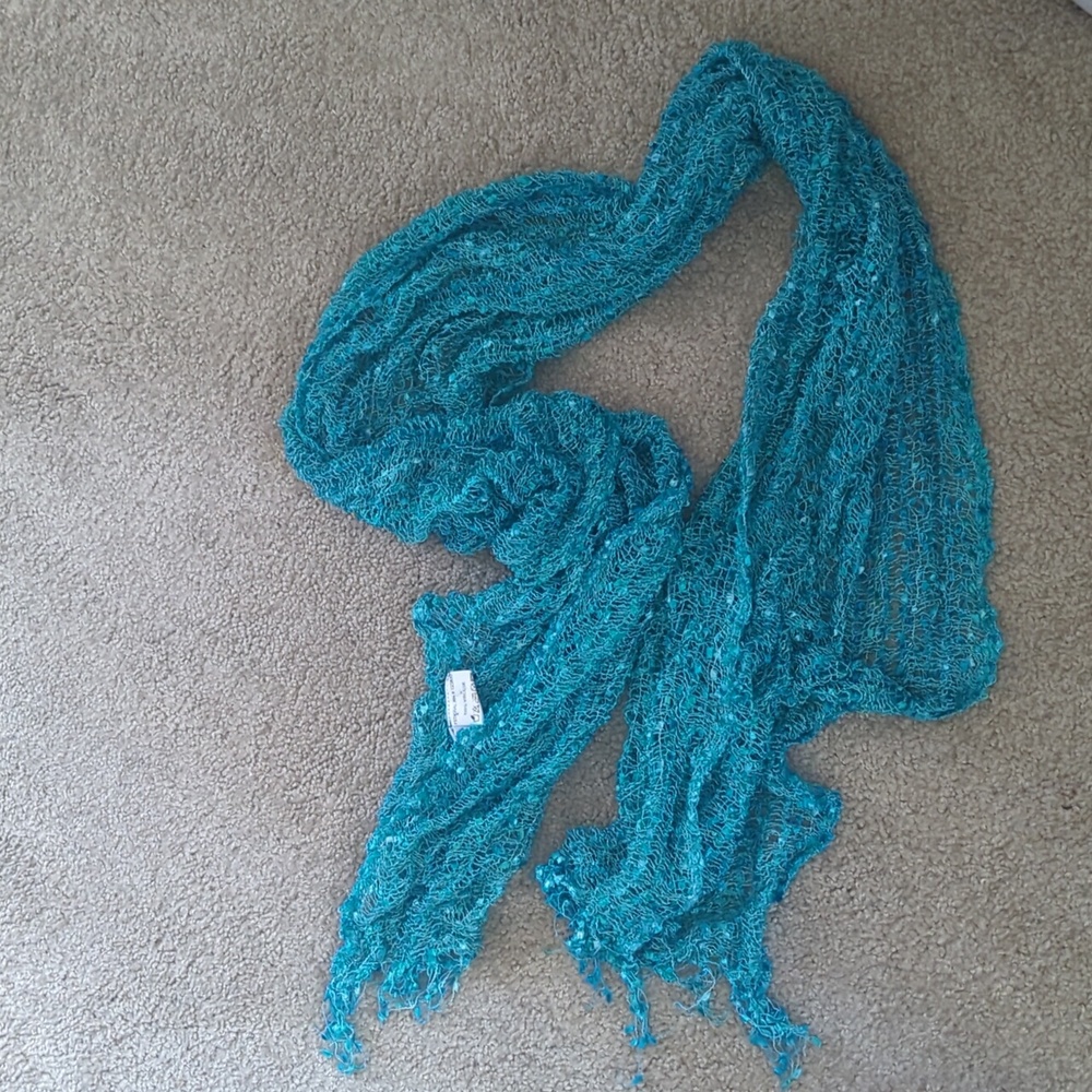 Turquoise scarf